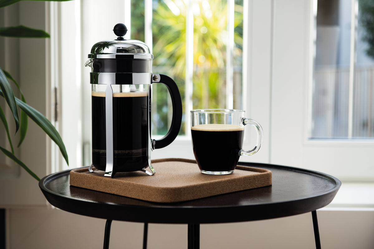 Set de Café Prensa Francesa con 4 Tazas Bistro 450ml