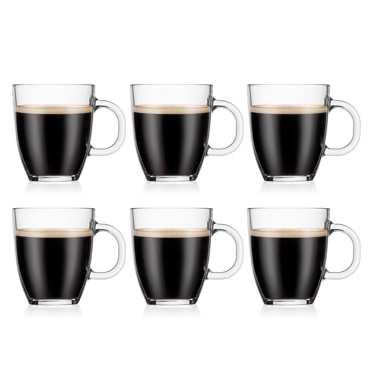 Set de 6 Tazas Térmicas Bistro Doble Pared 300ml