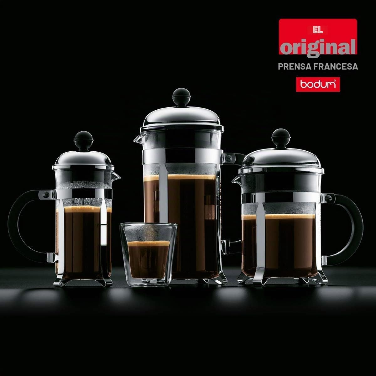 Cafetera Prensa Francesa 350 ml, rojo