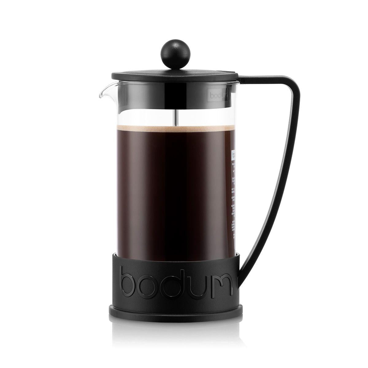 Cafetera Prensa Francesa Brazil 1lt, negro