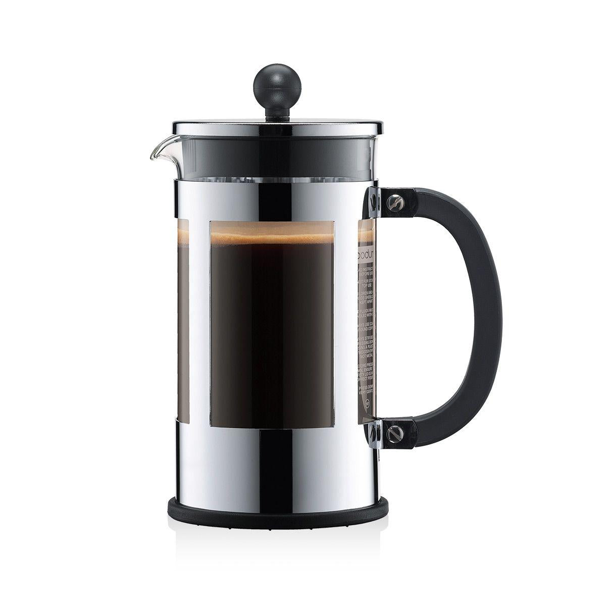 Cafetera Prensa Francesa 1 lt, cromado