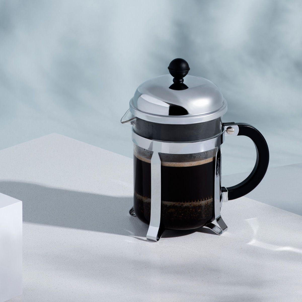 Cafetera Prensa Francesa acero Inox 500 ml, cromado