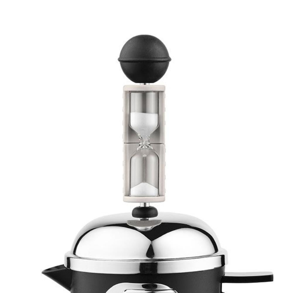 Temporizador Cocina reloj arena 4 minutos, blanco