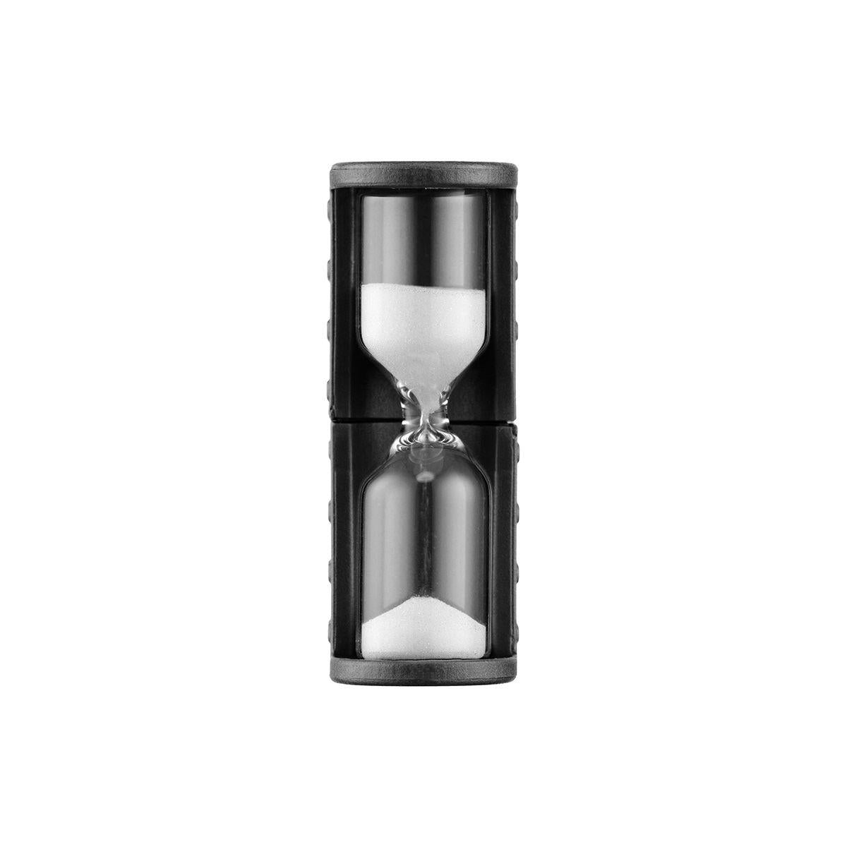 Temporizador Cocina reloj arena 4 minutos, negro