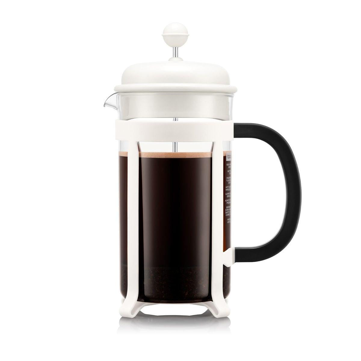 Cafetera Prensa Francesa 1 lt, blanco