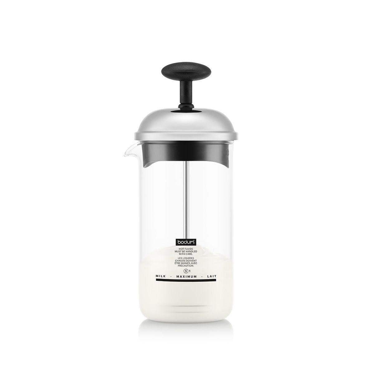 Batidor Manual de Leche sin asa 0,08lt, negro