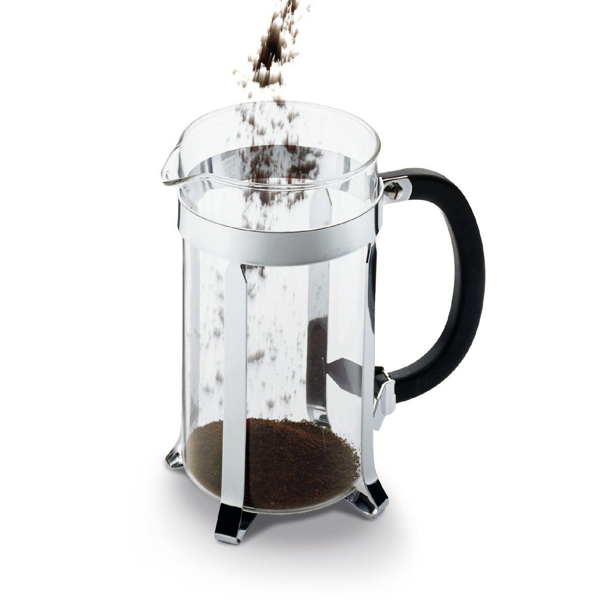 Cafetera Prensa Francesa con tapa de plástico 1lt, negro