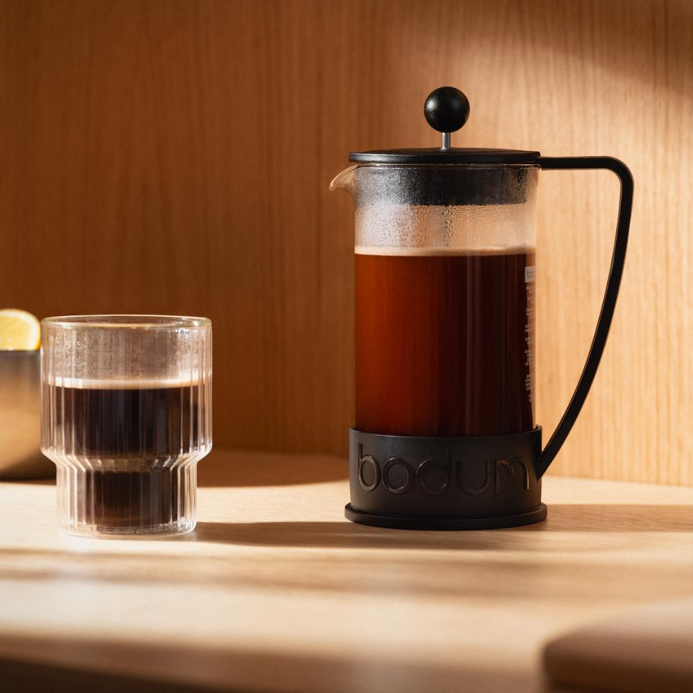 Cafetera Prensa Francesa Brazil 1lt, negro